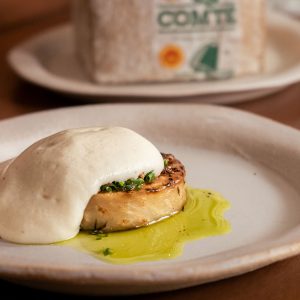 Palet de apio y puré de Comté