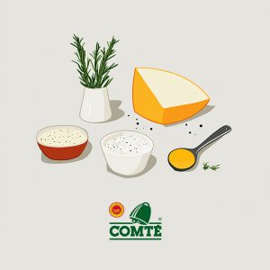 Carpaccio Coeur de Boeuf / Tagète / Rapé de Comté AOP 36 mois