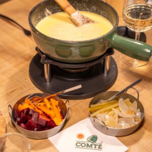 Fondue Comté AOP et Pickles x Whoogy’s 
