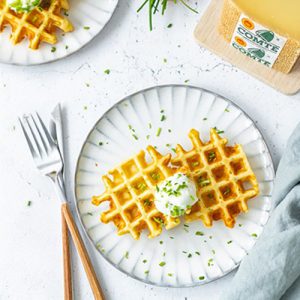 Gaufres salées au Comté