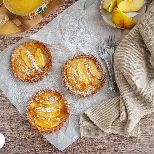 Tartelettes aux pommes et au Comté