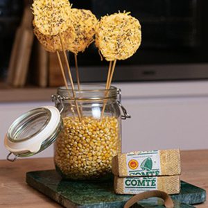 Sucettes de Comté au pavot bleu